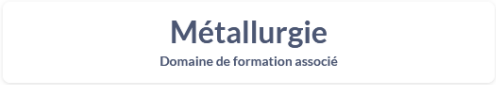 Domaine de formation associé