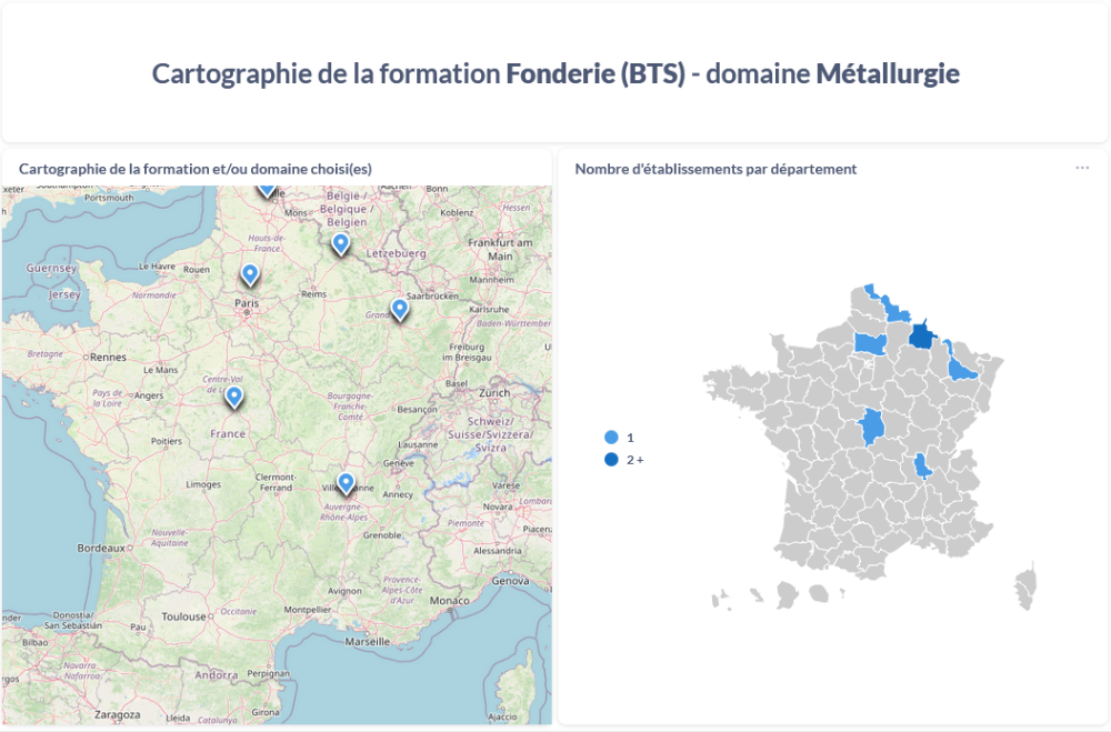 Cartographie de la formation