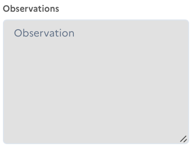 Observations