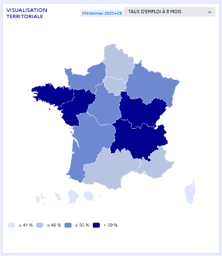 Visualisation territoriale