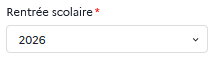 Rentrée scolaire